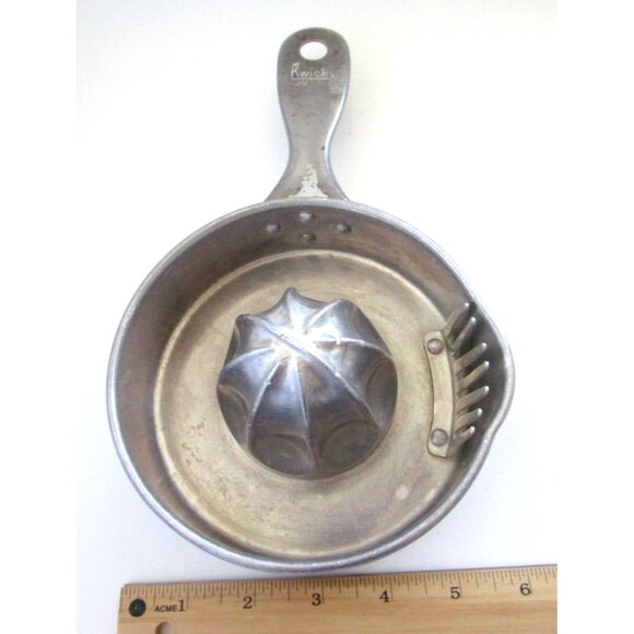 Kwicky Citrus Juicer Reamer Seed Catcher Rotating Quam-Nichols Chicago IL USA - Picture 15 of 16